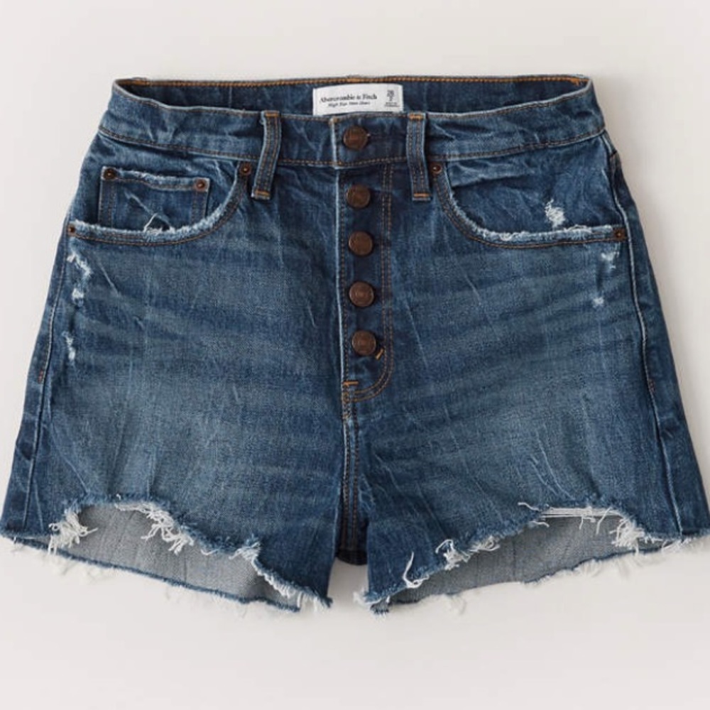 A&F “Curve Love” High-Rise Mom Shorts sz 30 / 10